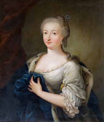 Self-portrait of Anna van Hannover